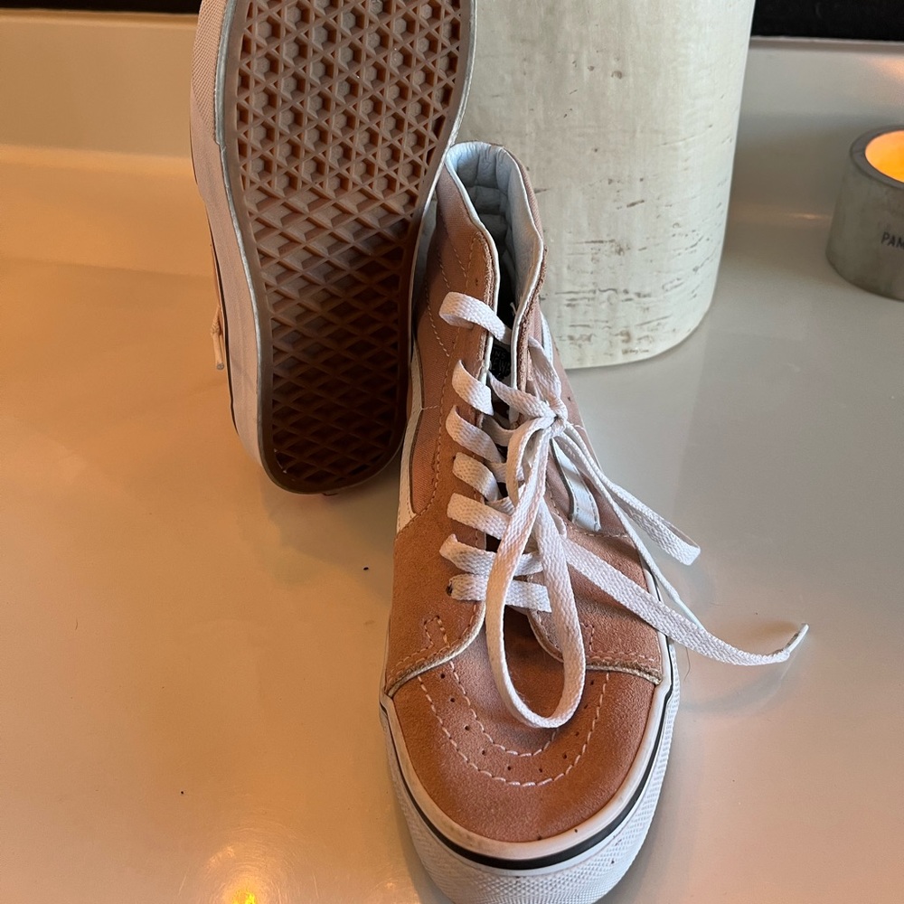 Pink High top Vans